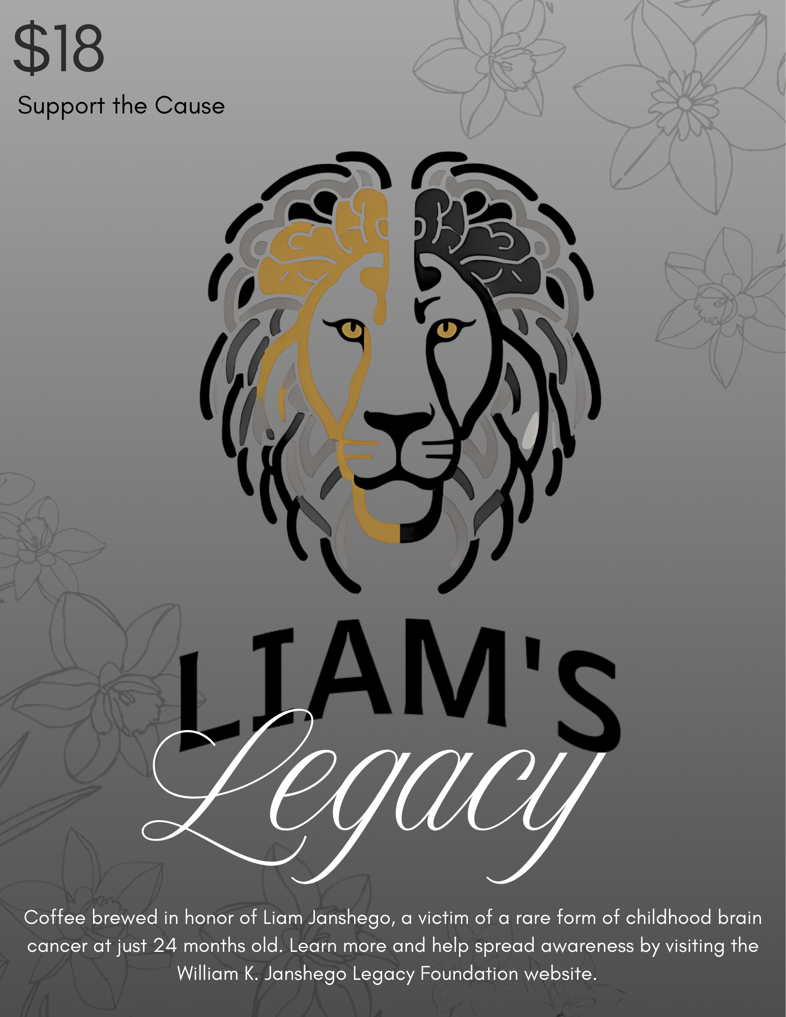 Liam's Legacy Roast: (Kenyan washed single-source) – Burlington